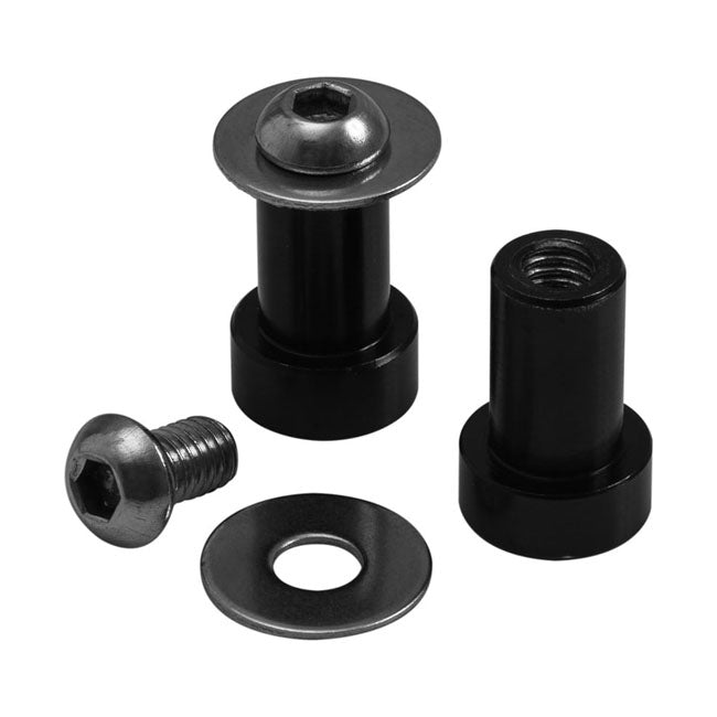 Motone Mirror Delete Plugs, 1" H/B. Black – Triumph: 2001–2015 Bonneville T100 /…