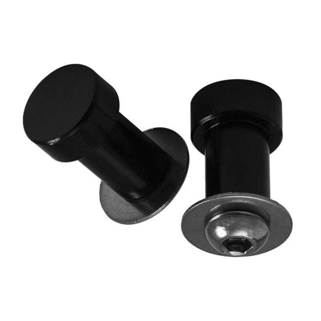 Motone Mirror Delete Plugs, 1" H/B. Black – Triumph: 2001–2015 Bonneville T100 /…