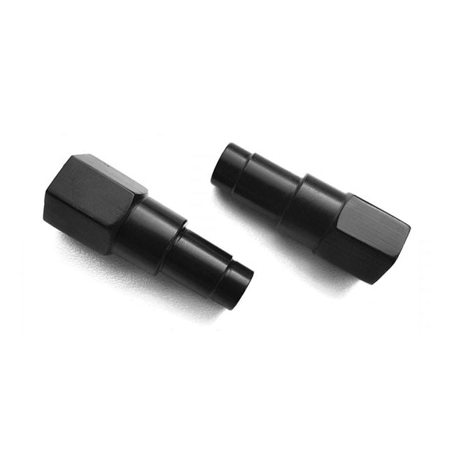 Motone Mirror Adapters. Black – Triumph: 2001–2015 T100 (Air Cooled)