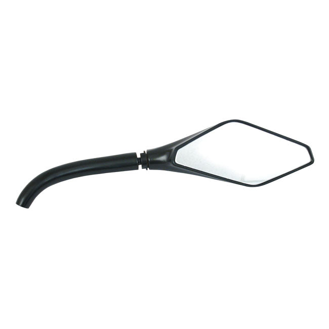 MCS Cobra Mirror, Black, Right – 65-Up H-D