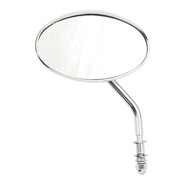 MCS Cateye Mirror. Chrome, L&R – 65-UP H-D