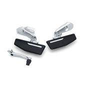 Kuryakyn Omni Floorboard, Brake & Shift Peg Kit. Chrome – Honda: 2018–2022 Goldwing with DCT /…