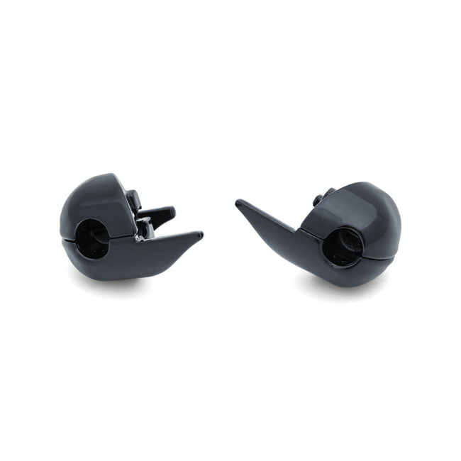 Kuryakyn Rear Atto Turn Signal Adapters, Gloss Black – Indian: 2019–2020 Chieftain; Chieftain…