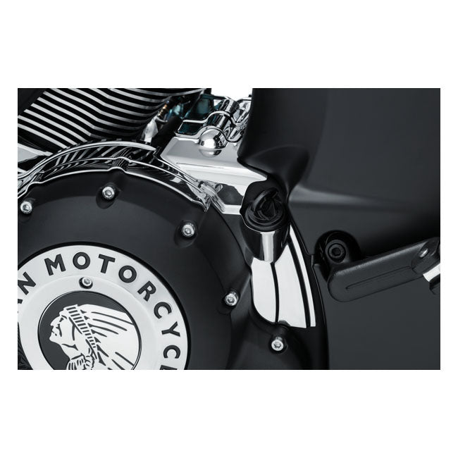 Kuryakyn Rear Oil Panel Accent, Chrome – 2019–2020 Indian