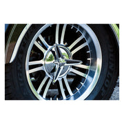 Kuryakyn Knock-Off Center Caps for Trikes. Chrome – Trikes: 2009–2025 FLHTCUTG Tri Glide…