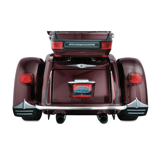Kuryakyn Trike Mud Flaps. Chrome – Trike: 2011–2025 FLHTCUTG Tri Glide…