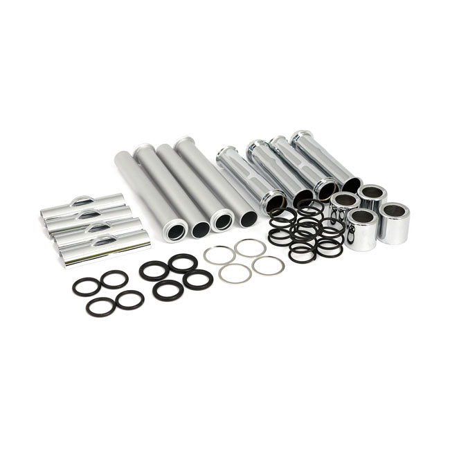 MCS Complete 86-90 XL Pushrod Cover Kit. Chrome – 1986–1990 XL Sportster