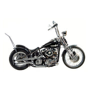 Paughco Dual Shotgun Head Pipes. Chrome – 1948–1964 Panhead