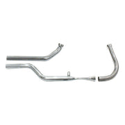 Paughco Dual Shotgun Head Pipes. Chrome – 1948–1964 Panhead