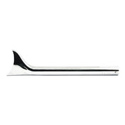 MCS Slip-on Fishtail Exhaust Extension 24" Long Chrome – 1-3/4" Head Pipes