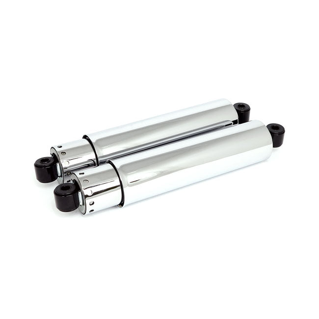 MCS Shock Absorbers 14", Full Cover. Chrome – 1975–1978 XL Sportster