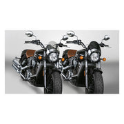 National Cycle Flyscreen® LS Light Tinted, Chrome – Fits Models with Up to 43mm Fork Tubes