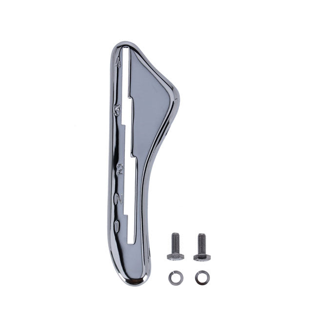 V-TWIN Mfg Shifter Lever Guide, 4-Speed. Chrome – 1947–1948 4-Speed Big Twin