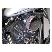 K&N Street Metal High-flow Air Intake Hammer, Chrome – 2000–2015 Softail; 1999–2017 Dyna…