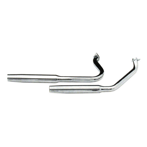 Paughco Tapered Exhaust (38"). Chrome – 1970–1984 FLH Shovel