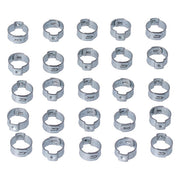 MCS Crimp Hose Clamp, 19/32 (14.99mm) ID. Zinc – VARIOUS H-D MODELS