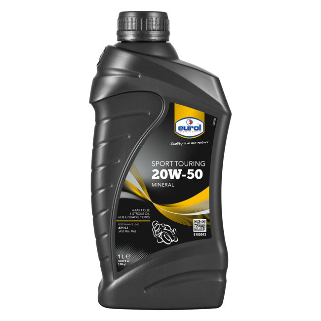 Eurol 20w50 Sg Jaso-Ma Mineral Motor Oil, 1l