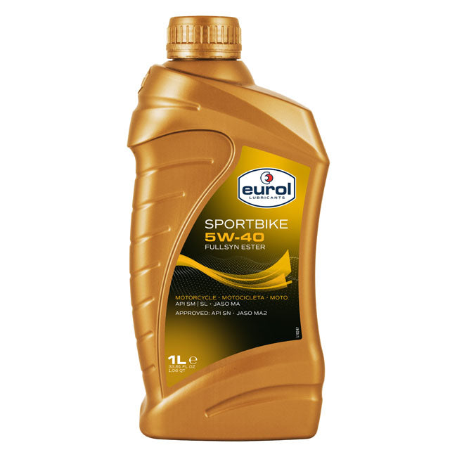 Eurol Synthetic 5w40 Sg Jaso-Ma Motor Oil, 1l