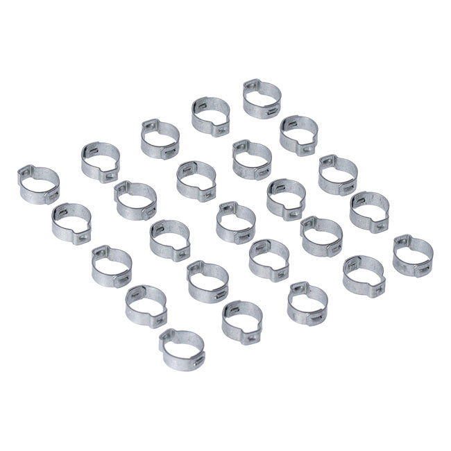 MCS Crimp Hose Clamp, 5/8 (16.00 mm) Id. Zinc – Various H-D Models