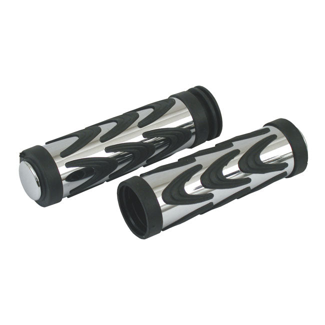 MCS Handlebar Grip Set, Model Vee – 1974–2025 H-D with 1" Diameter Grip Area