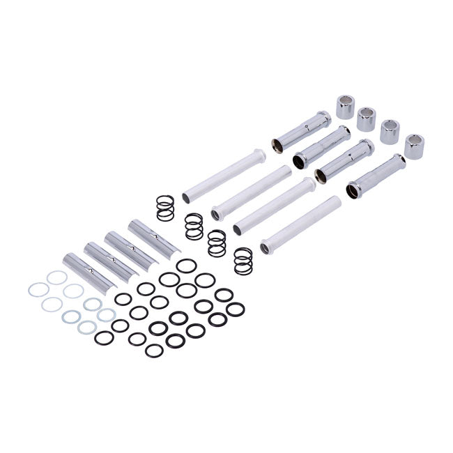 MCS Complete Evo B.t. Pushrod Cover Kit. Chrome – 1984–1999 Evo Big Twin