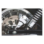 MCS Brake Caliper & Bracket Assembly, Rear. Chrome – 2000–2005 Dyna