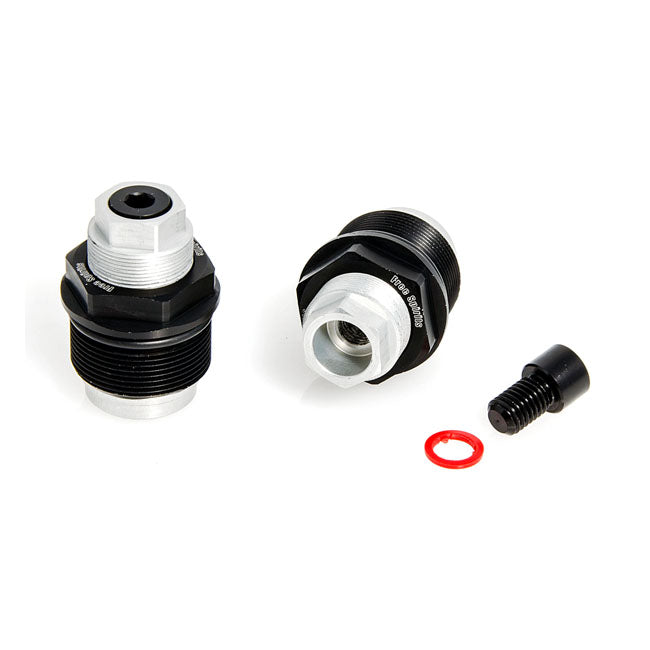 Free Spirits Fork Spring Pre-load Adjusters – 1987–1994 FXR; 1991–2005 Dyna; 1988–2015…