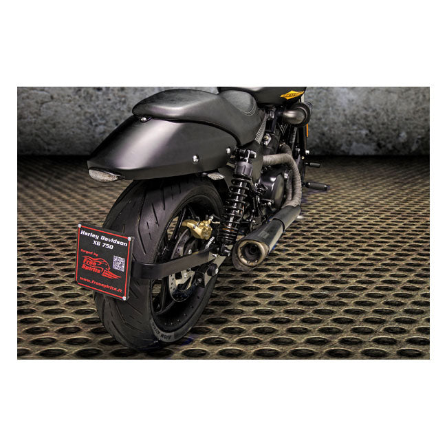 Free Spirits XG Street License Plate Bracket Kit. Black – 2015–2020 Street XG750/500