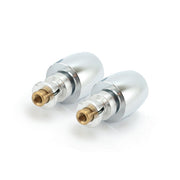 TRW Bar Ends for 22mm Steel Handlebars. Chrome