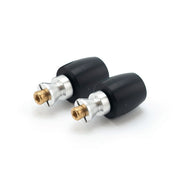 TRW Bar Ends for 22mm Steel Handlebars. Black