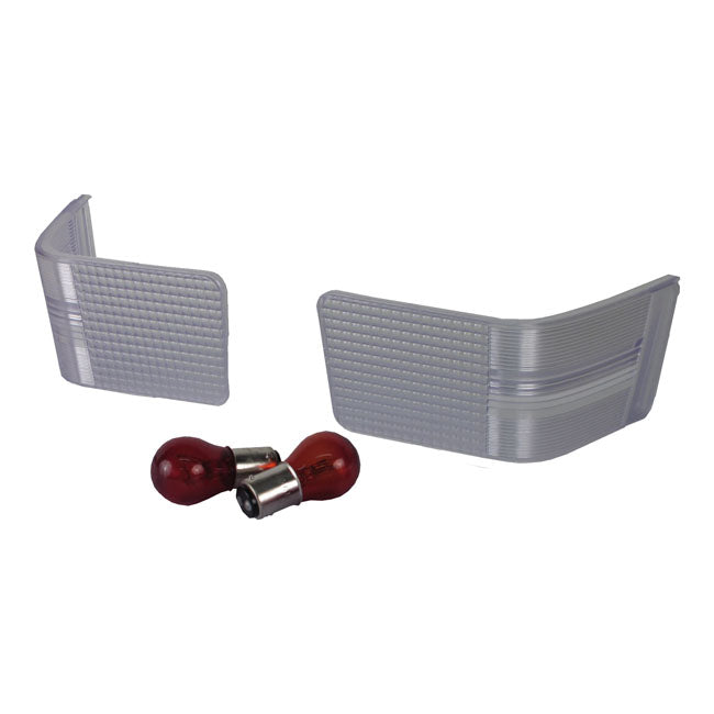 MCS Tour-Pak Replacement Lens Kit. Clear Lens – 1989–2013 FLT/Touring with Tourpak…