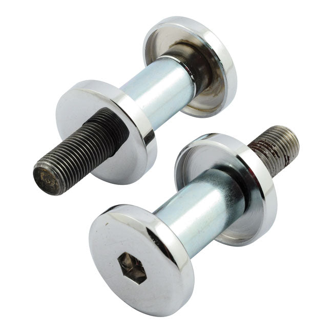 MCS Custom Smooth Riser Mount Kit. Chrome, 1/2-20 Threaded – Various 1973–2017 Big Twin; XL Sportster