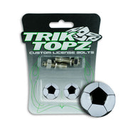 TrikTopz Soccer Ball License Plate Mounts. Black – Universal