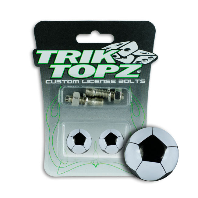 TrikTopz Soccer Ball License Plate Mounts. Black – Universal