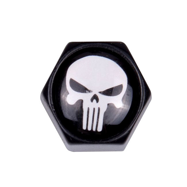 TrikTopz Block Skull License Plate Mounts. Black – Universal