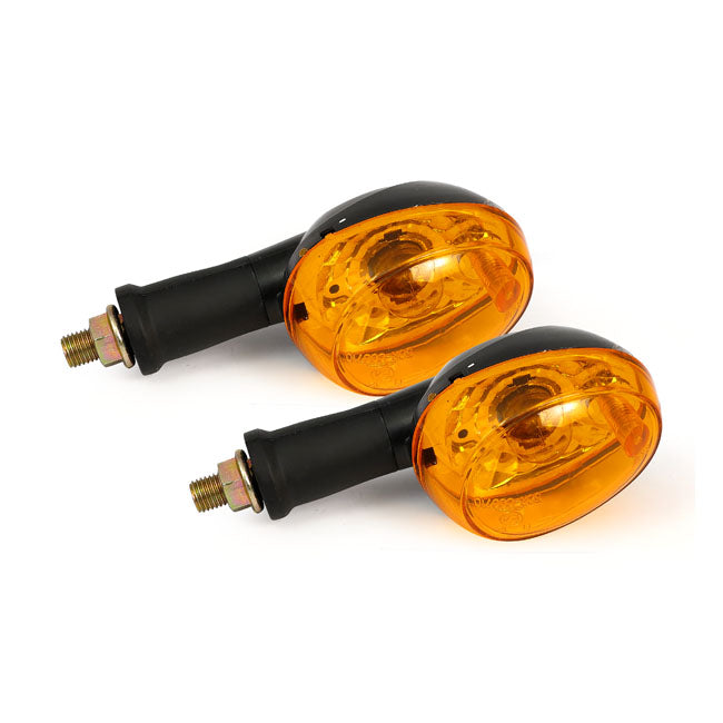 MCS Barcelona, Turn Signals. Black. Large – Universal