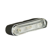 MCS Tri-LED Front Position Light. Clear Lens