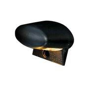 MCS License Plate Light Oval, Black. ECE Appr