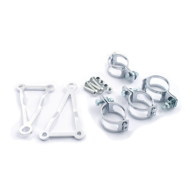 MCS B-Triangle, Side Mount Headlamp Bracket Assembly. 31-34 mm