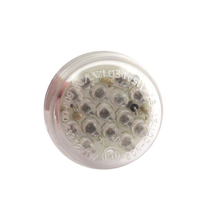 MCS Micro Disc, LED Taillight. 37 mm Clear Lens – Universal