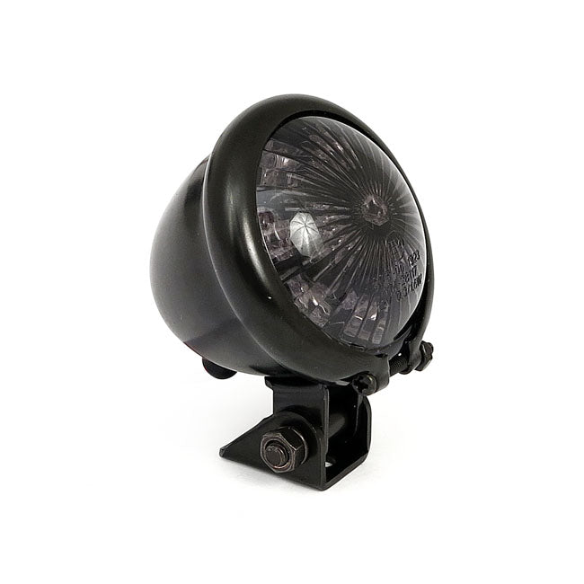 MCS Bates Style LED Taillight. Black. Smoke Lens