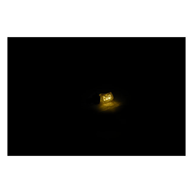 MCS Tiny, LED Turn Signals. Chrome, Clear Lens