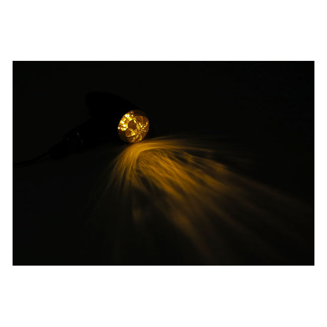 MCS Micro Bullet LED Turn Signals, Black