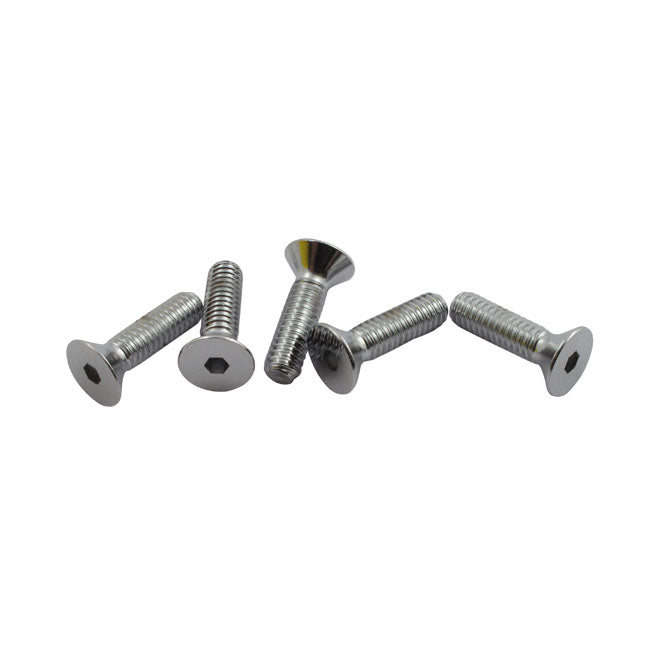 Gardner-Westcott 8/32 x 5/8 inch Flathead Allen Bolt. Chrome – 1982–2005 Big Twin; 2006–2025 Touring…