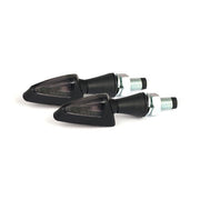 MCS Black Peak, LED Turn Signals. Black. Smoke Lens