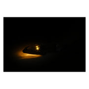 MCS Black Peak, LED Turn Signals. Black. Smoke Lens