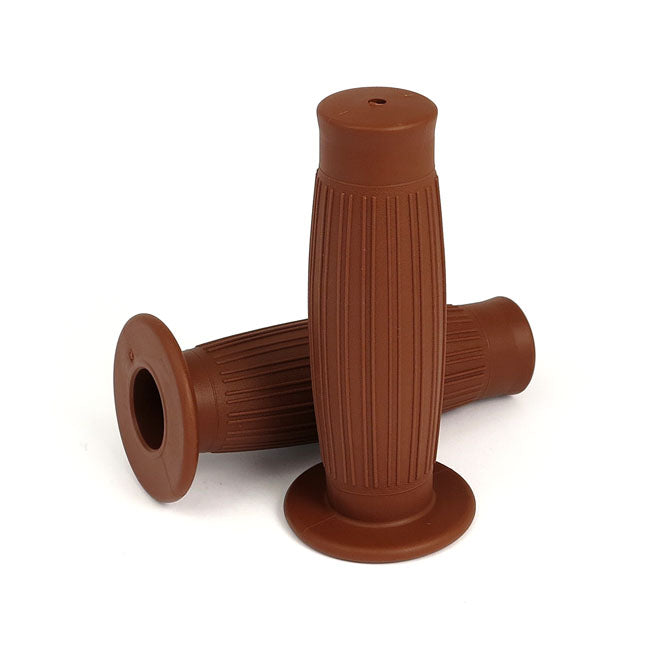 MCS Gripster, Handlebar Grip Set. Brown – 1974–2025 H-D with 1" Diameter Grip Area