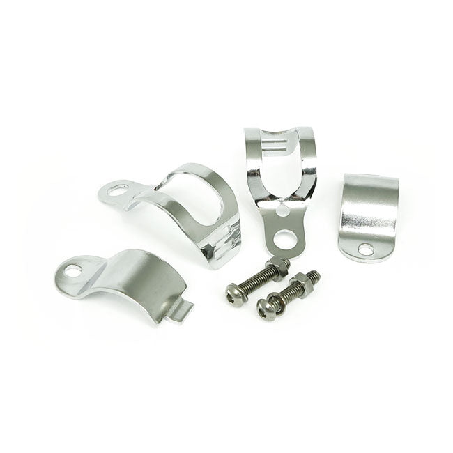 MCS Roper, Turn Signal Fork Mount Kit. 30-45 mm. Chrome – Universal. 1930–1945 mm Exposed Fork…