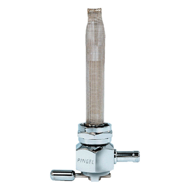 Pingel Power-Flo Petcock Hex Chrome – 1975–2006 Big Twin; XL Sportster…