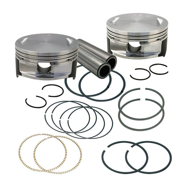 S&S Twin Cam 106" Big Bore Piston Kit. +.020" – 1999–2006 88" Twin Cam with 4-1/2"…